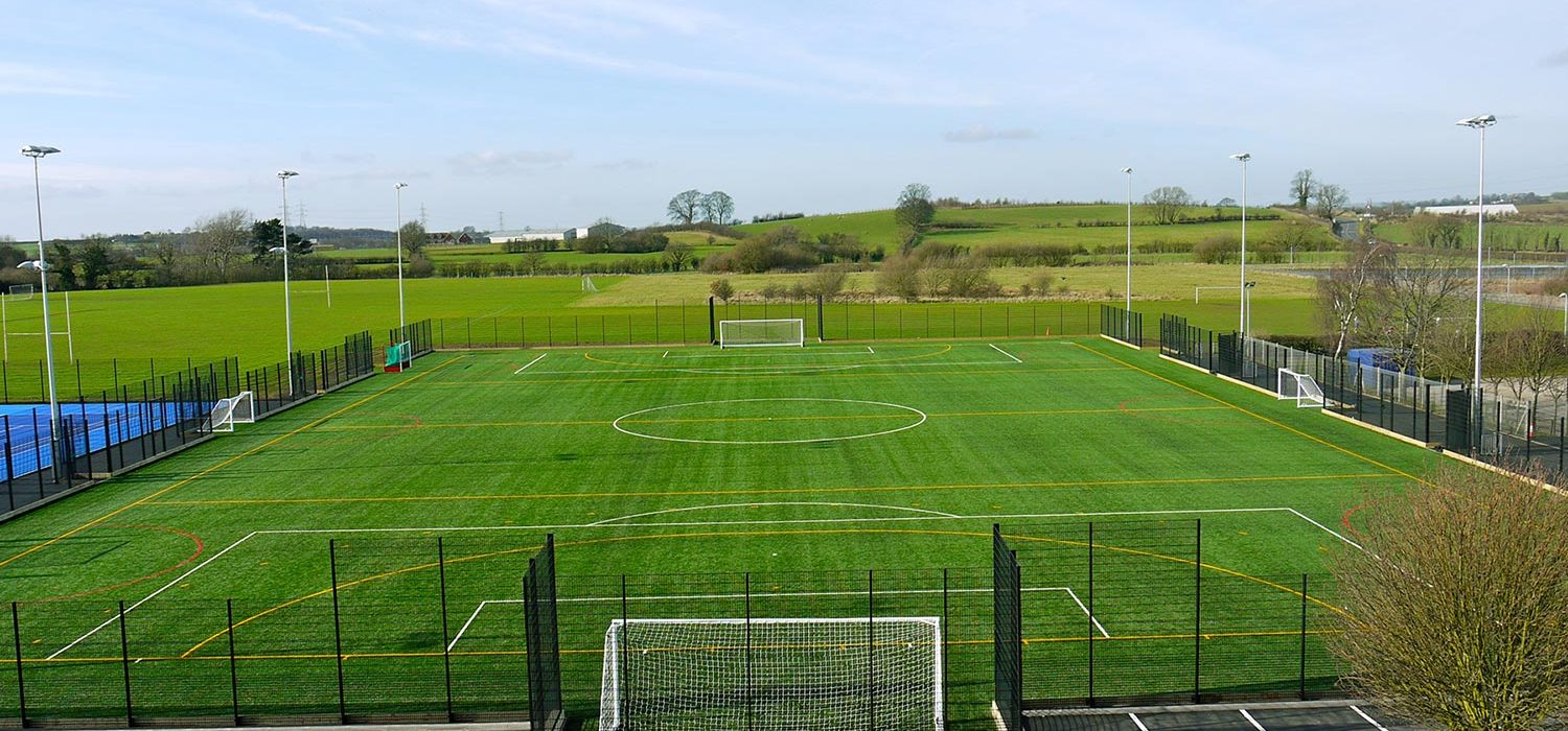 School sports area for break-time activity