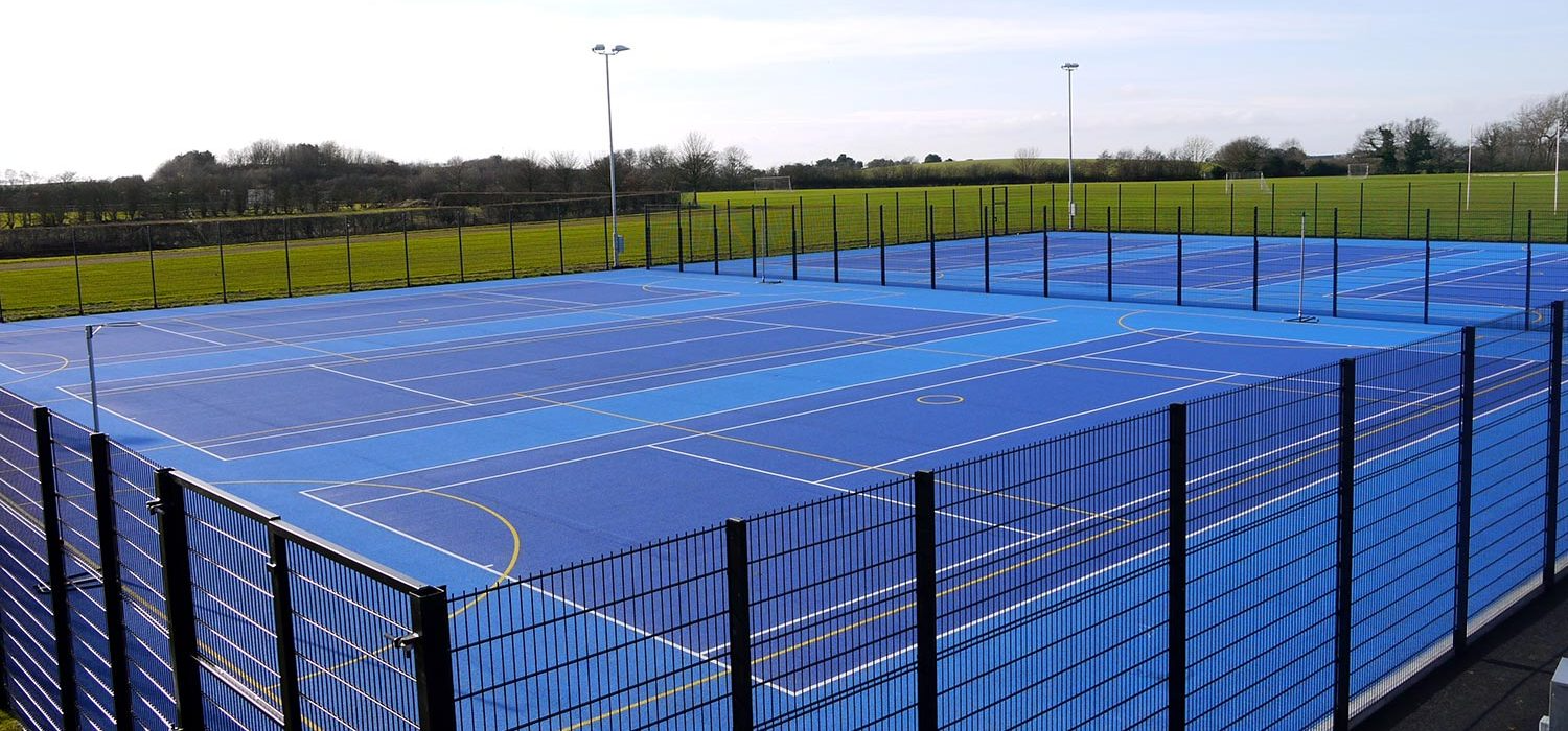 School MUGA surface for PE lessons