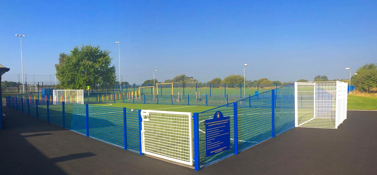 Multi-use school sports area for after-school clubs
