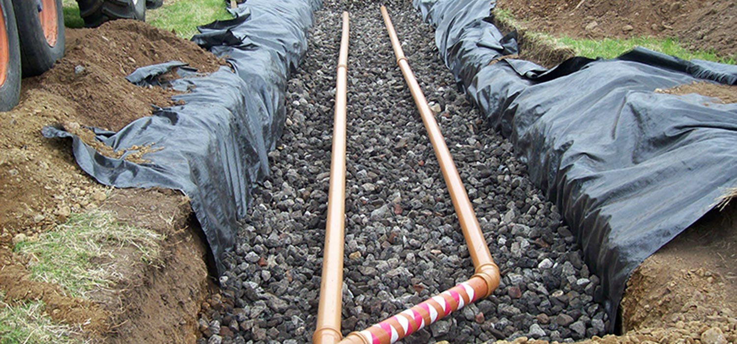 Drainage works by Dawkes & Co Ltd